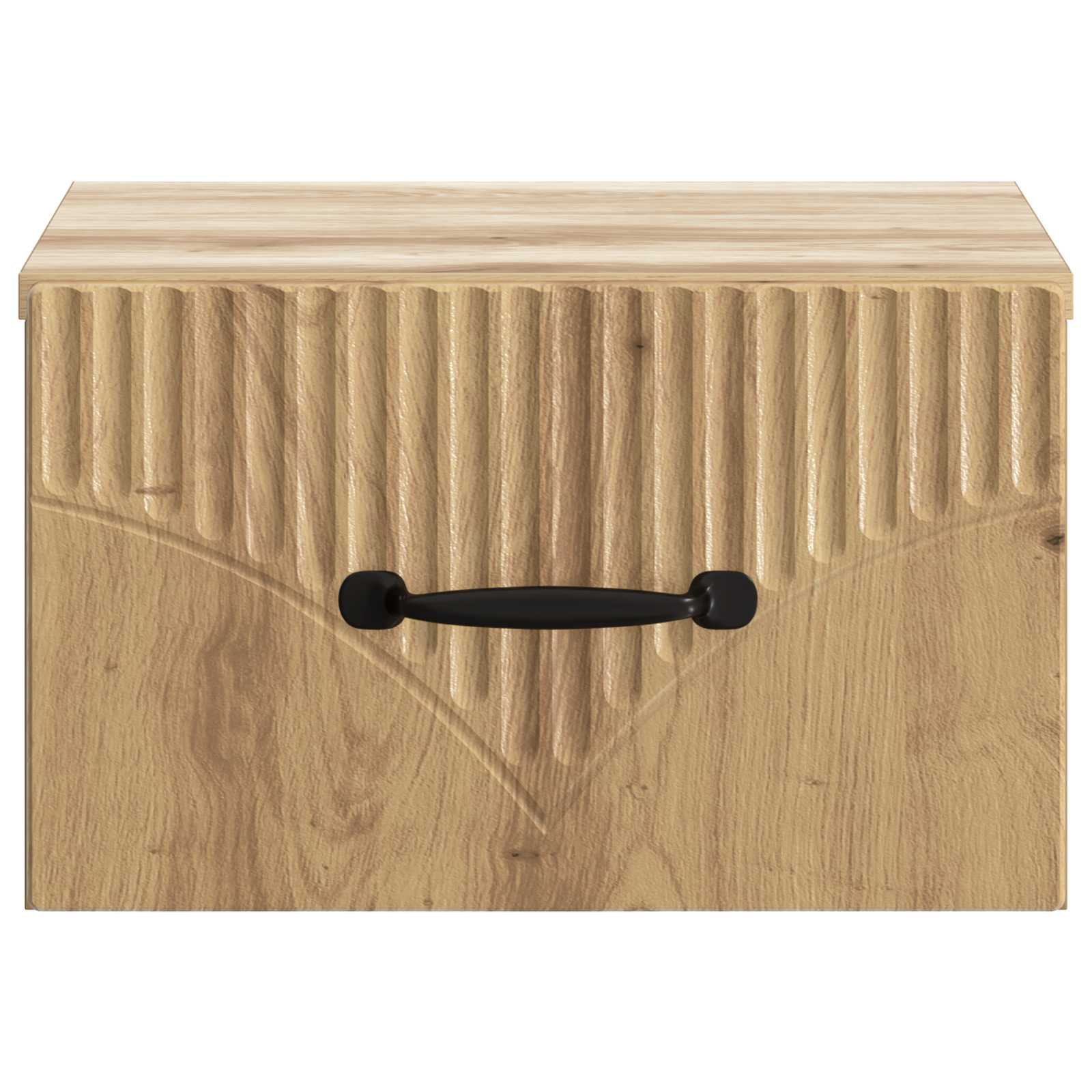 Wandmontierter Nachttisch 2 pcs Artisan-Eiche 34,5 x 33 x 20 cm
