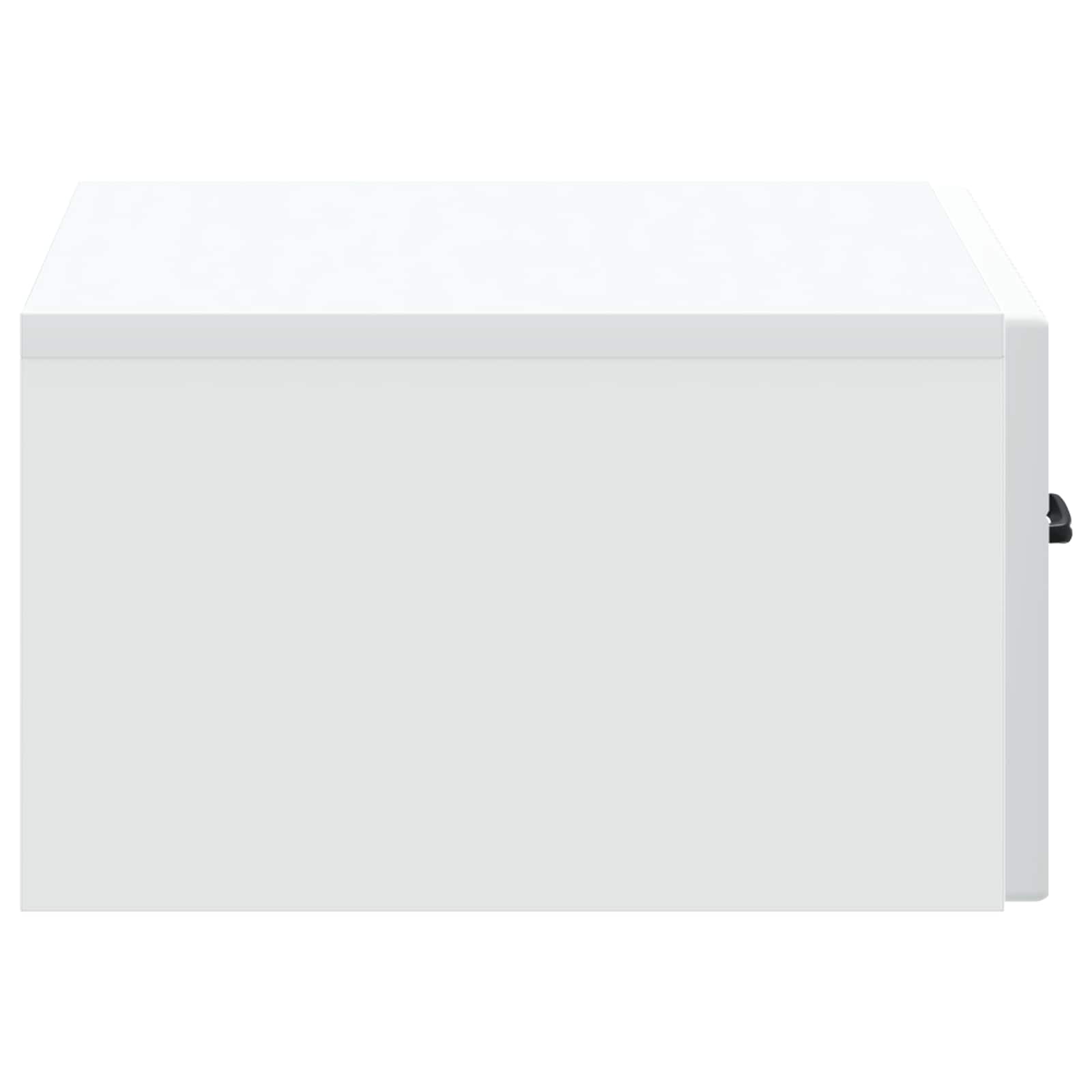 Wandmontierter Nachttisch 2 pcs Weiß 49 x 34,5 x 20 cm