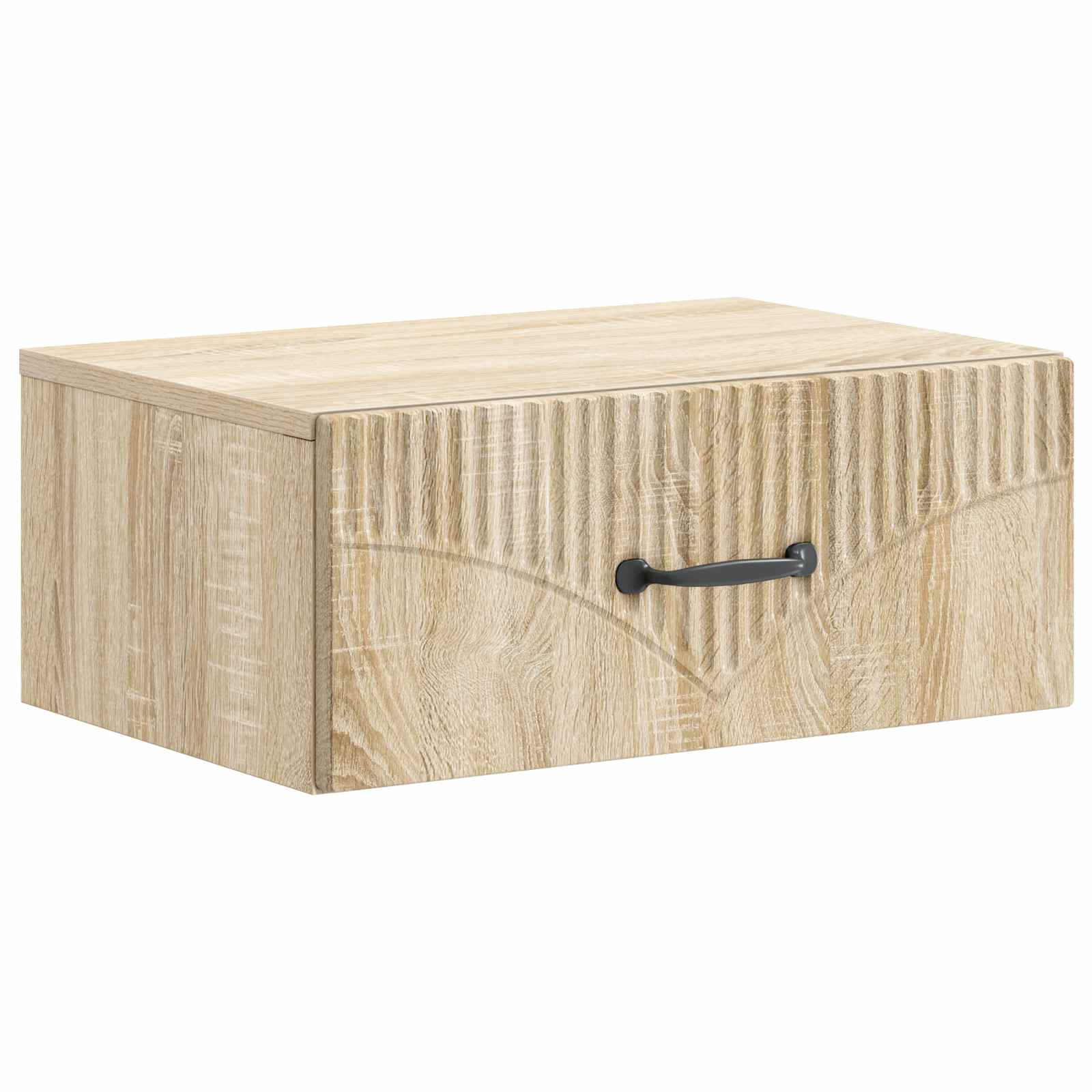Wandmontierter Nachttisch 2 pcs Sonoma-Eiche 49 x 34,5 x 20 cm