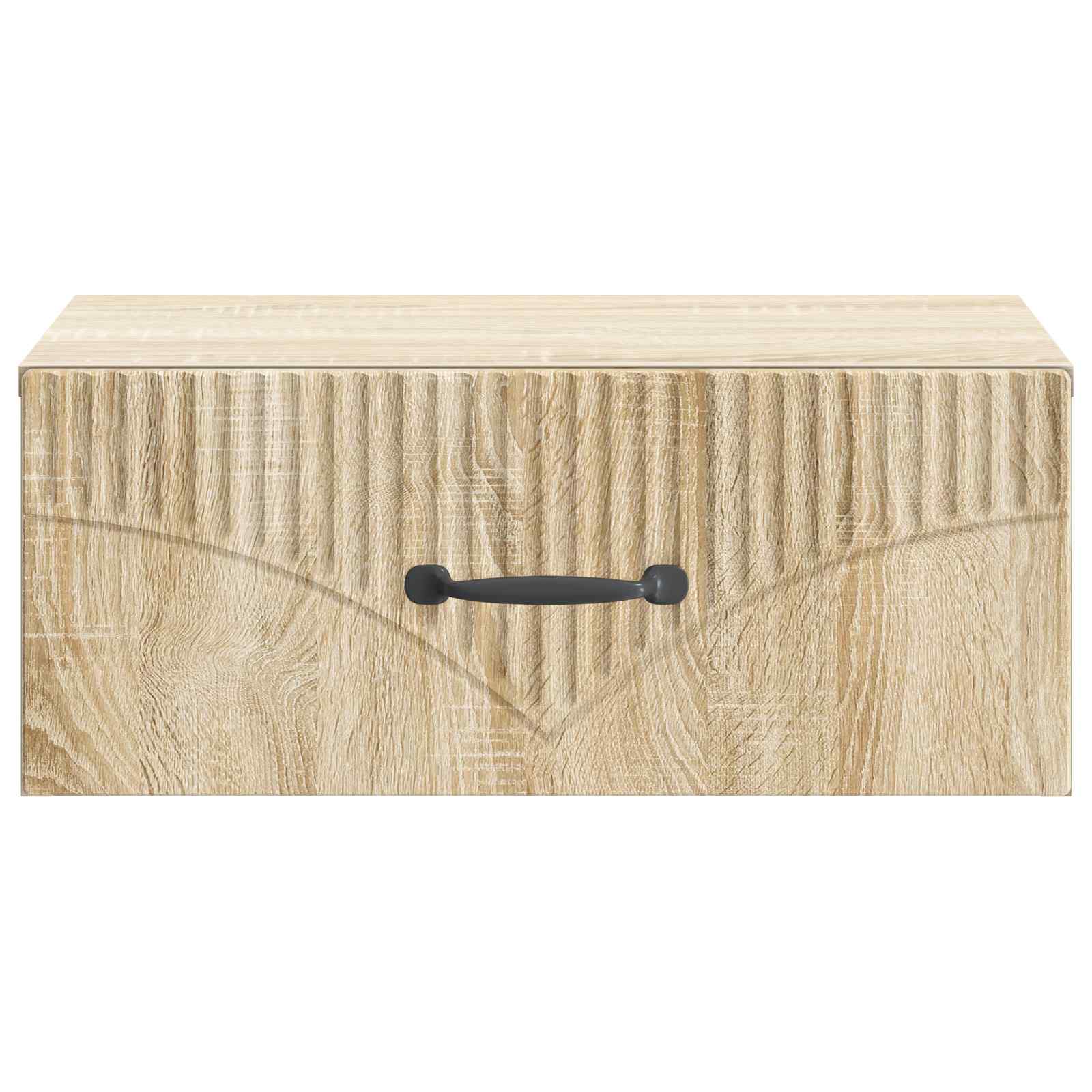 Wandmontierter Nachttisch 2 pcs Sonoma-Eiche 49 x 34,5 x 20 cm