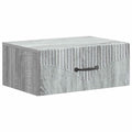 Wandmontierter Nachttisch Graues Sonoma 49 x 34,5 x 20 cm