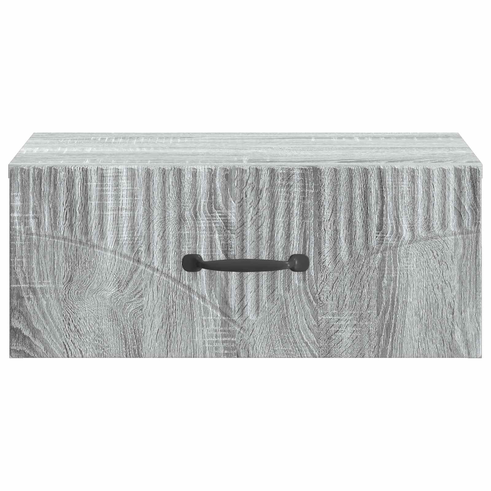 Wandmontierter Nachttisch 2 pcs Graues Sonoma 49 x 34,5 x 20 cm