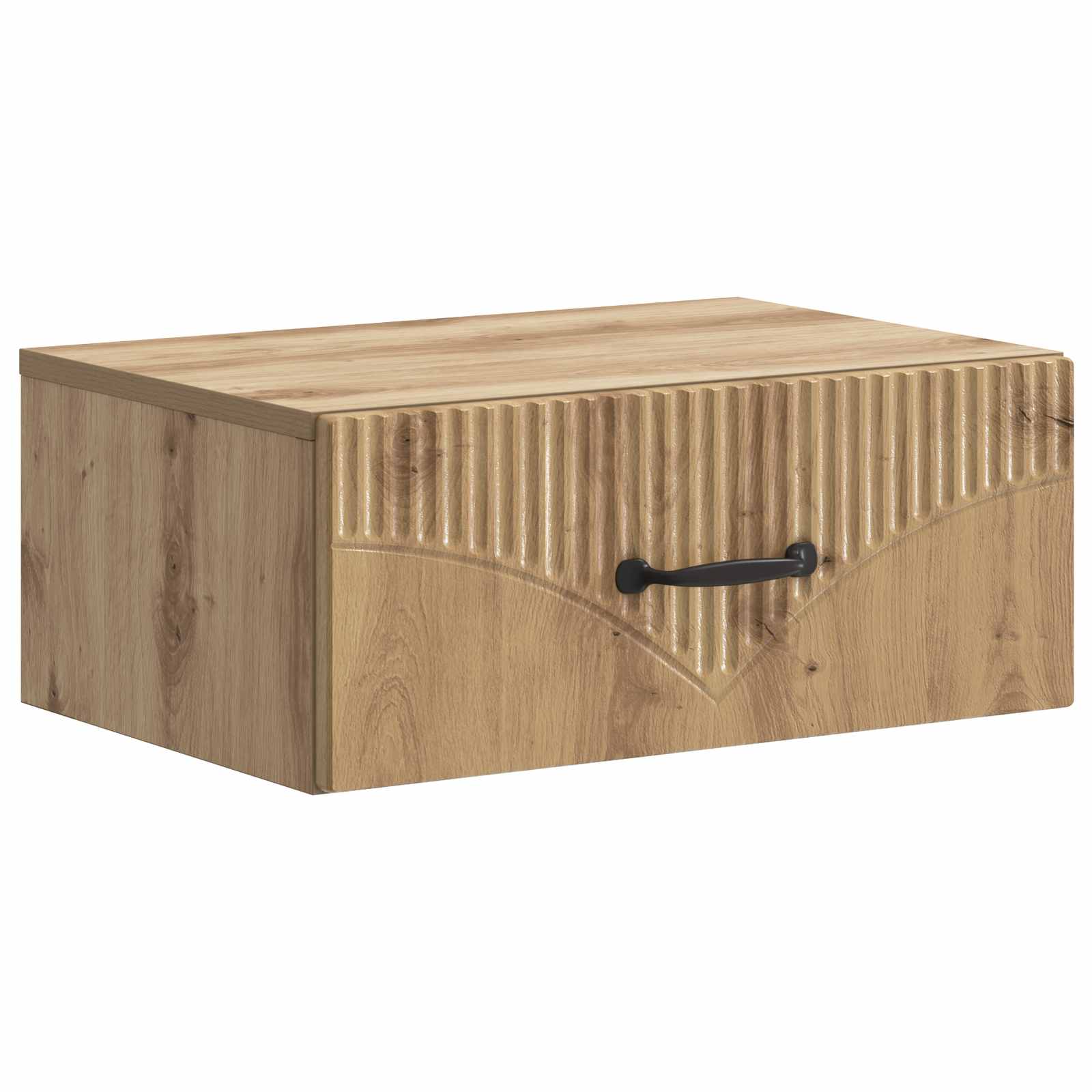 Wandmontierter Nachttisch 2 pcs Artisan-Eiche 49 x 34,5 x 20 cm