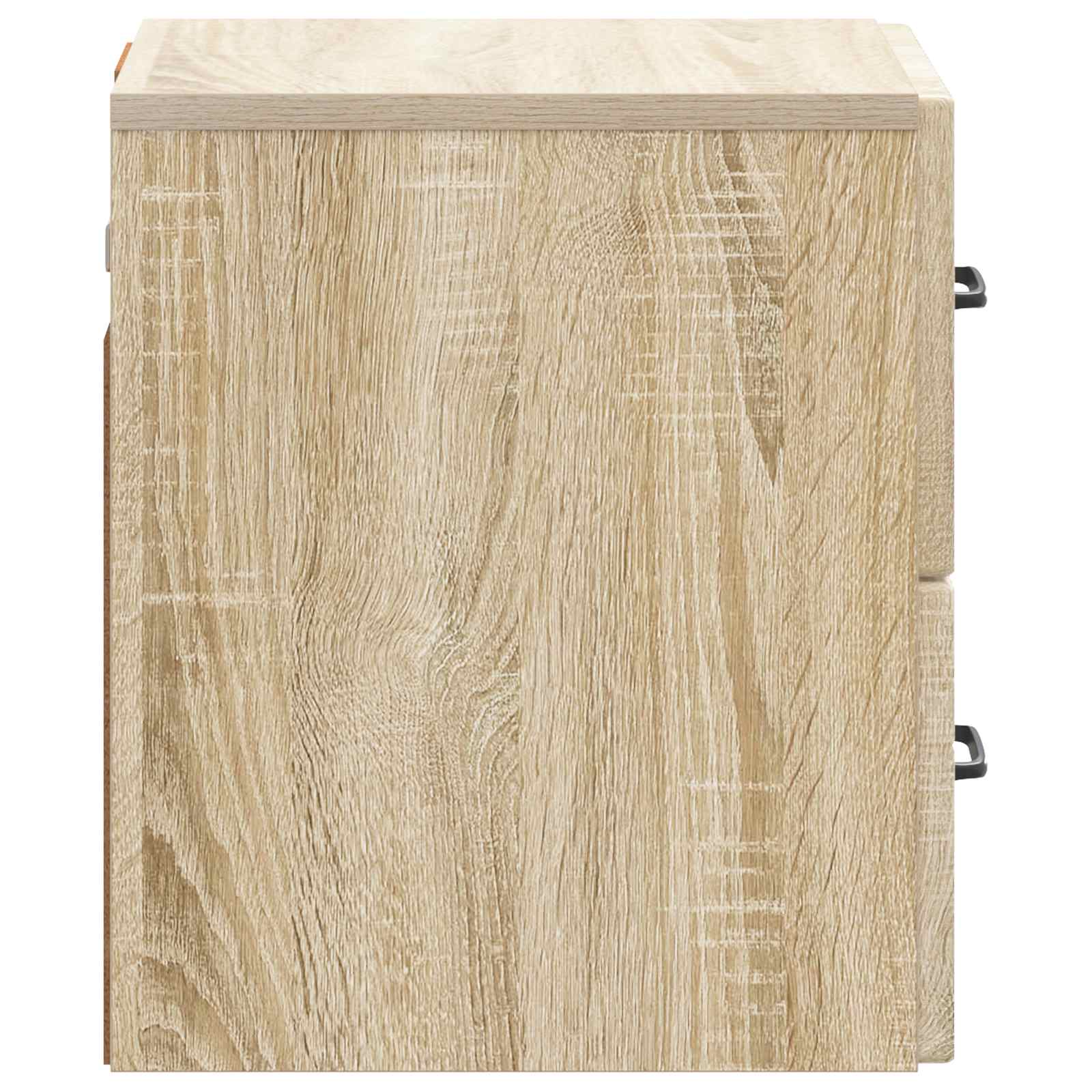Wandmontierter Nachttisch 2 pcs Sonoma-Eiche 34,5 x 33 x 40 cm