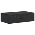 Wandmontierter Beistelltisch Schwarz 59 x 34,5 x 17 cm