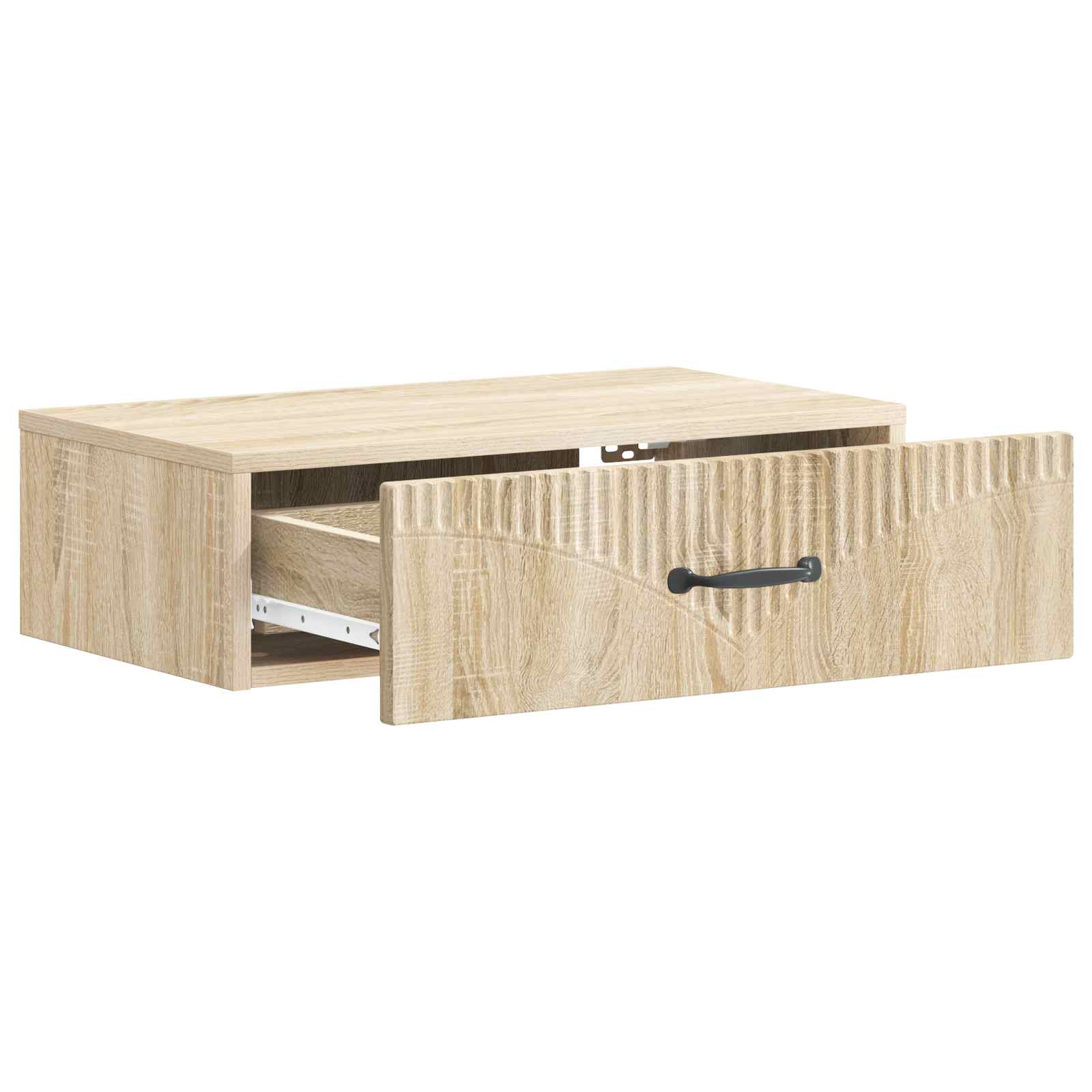 Wandmontierter Beistelltisch Sonoma-Eiche 59 x 34,5 x 17 cm