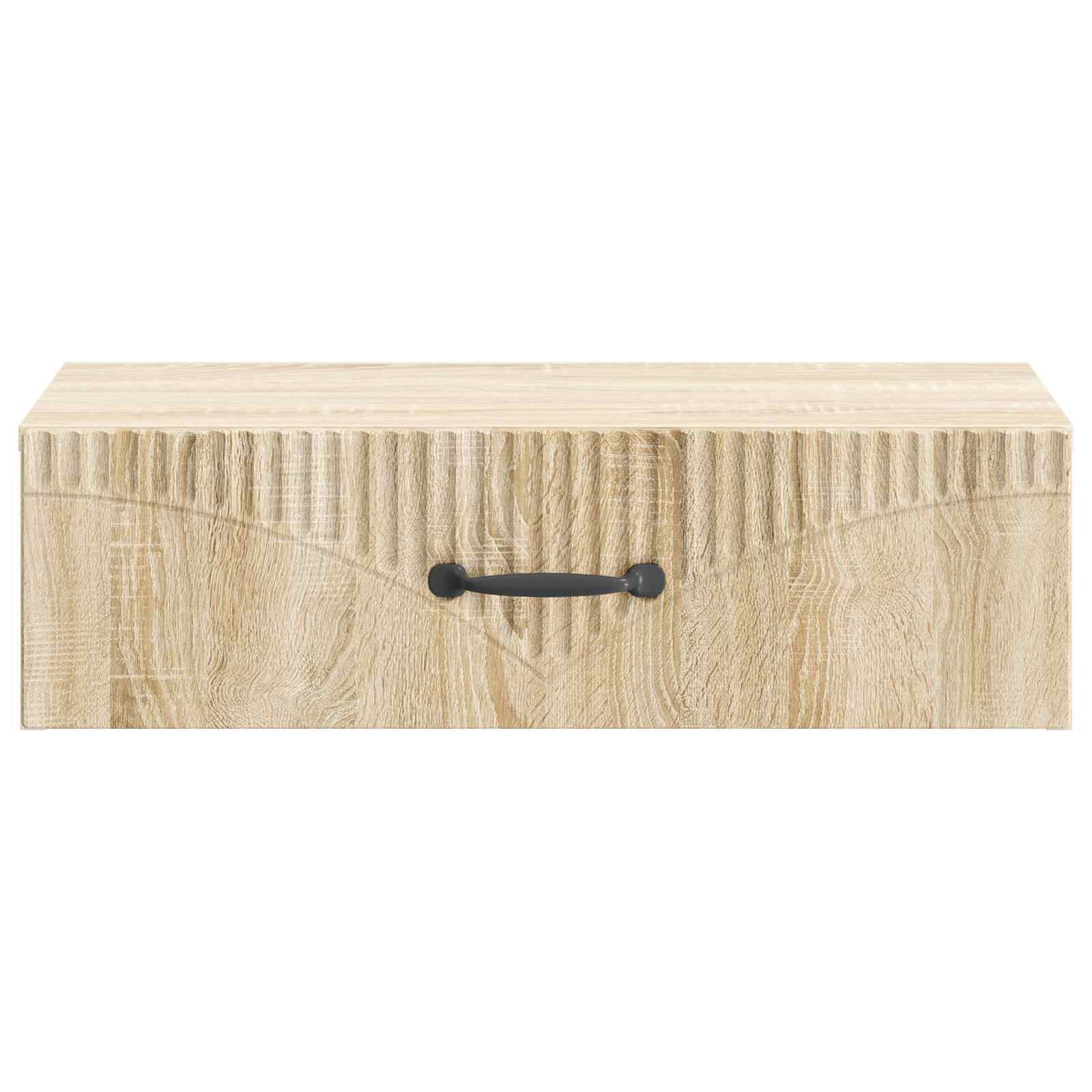 Wandmontierter Beistelltisch Sonoma-Eiche 59 x 34,5 x 17 cm