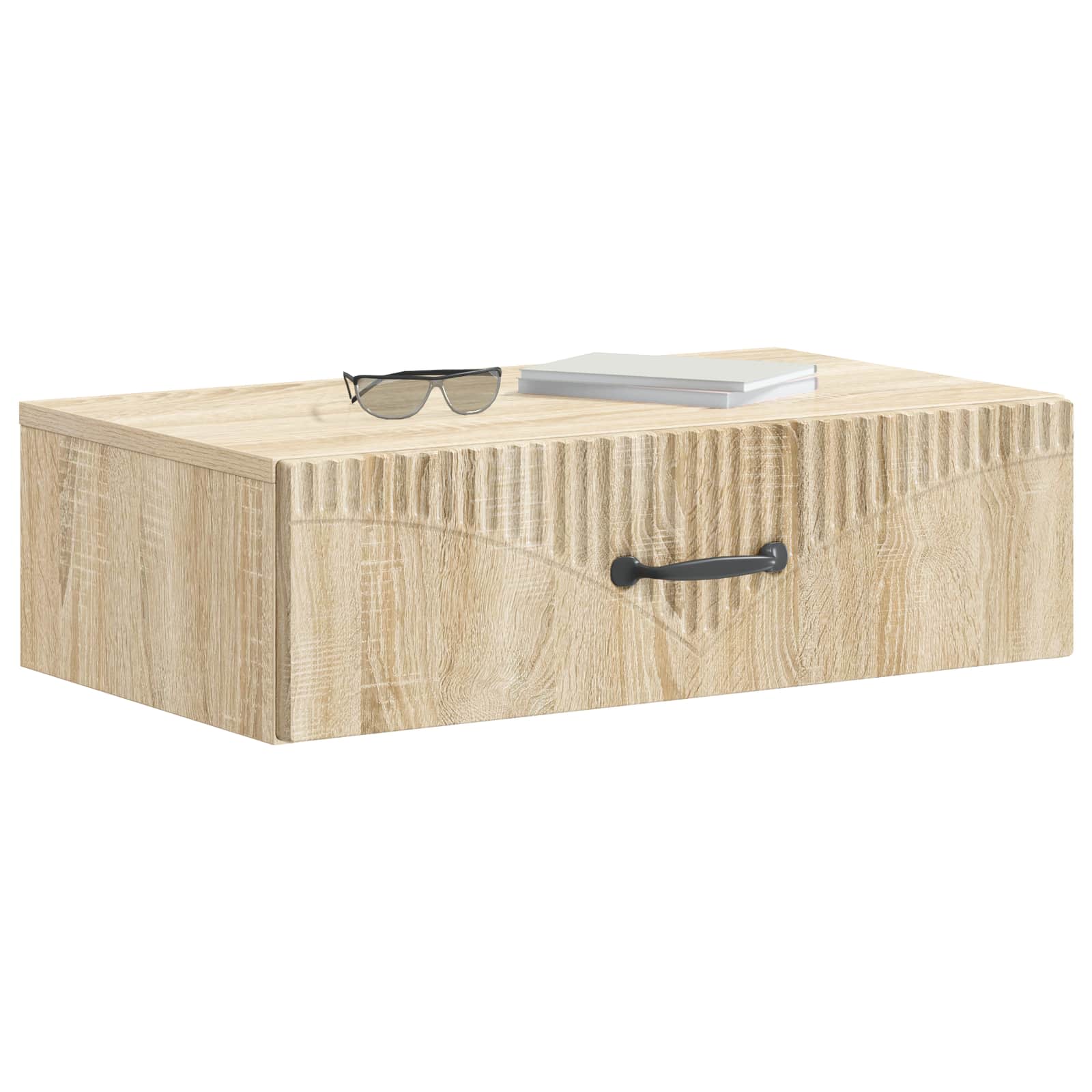 Wandmontierter Beistelltisch Sonoma-Eiche 59 x 34,5 x 17 cm