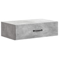Wandmontierter Beistelltisch Betongrau 59 x 34,5 x 17 cm