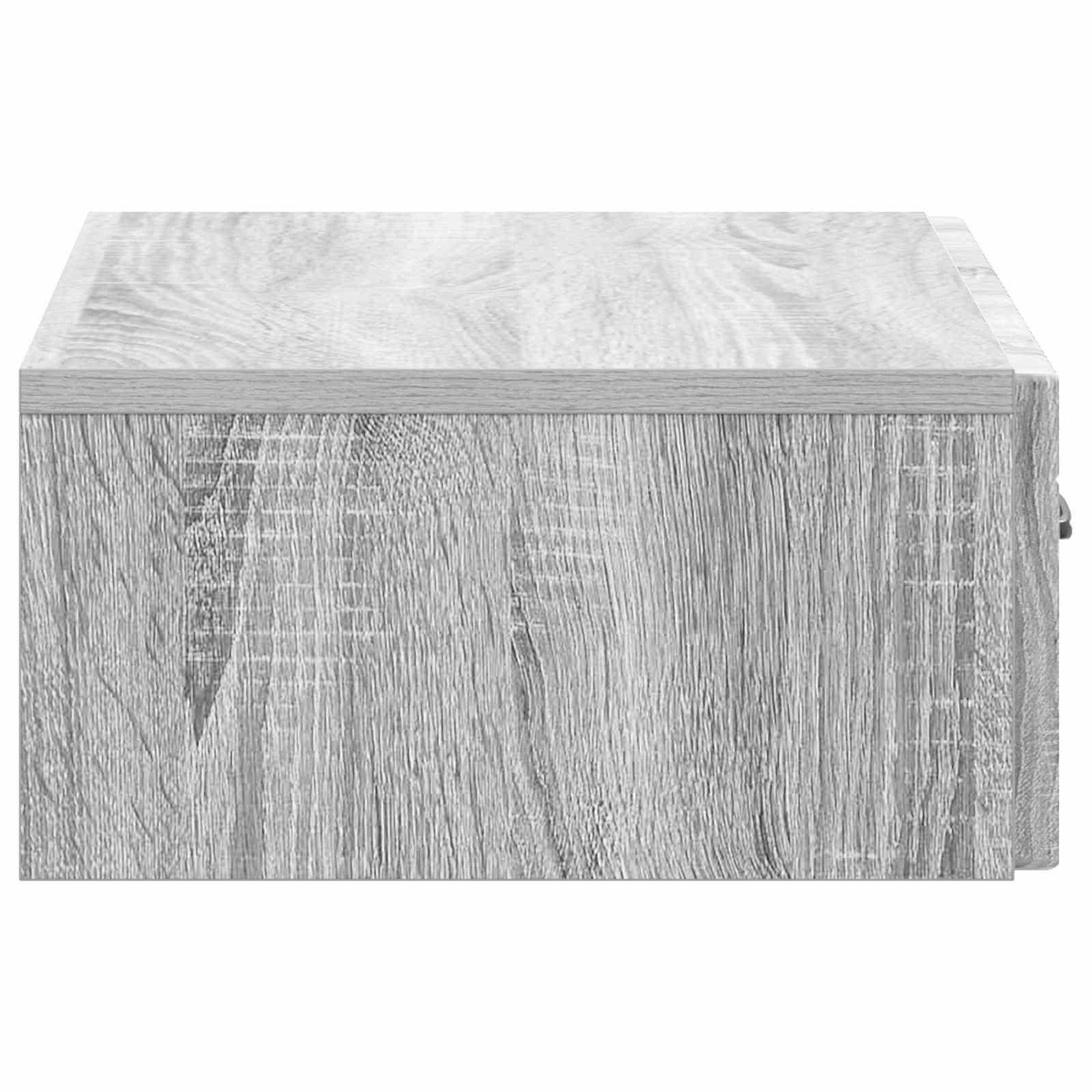 Wandmontierter Beistelltisch Graues Sonoma 59 x 34,5 x 17 cm