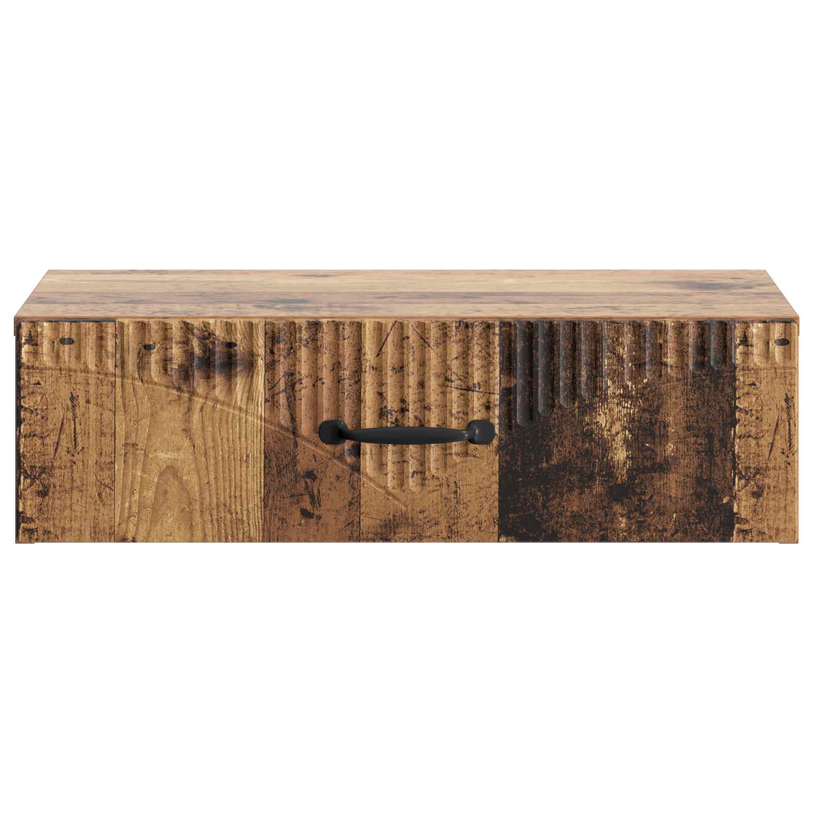 Wandmontierter Beistelltisch Altholz 59 x 34,5 x 17 cm