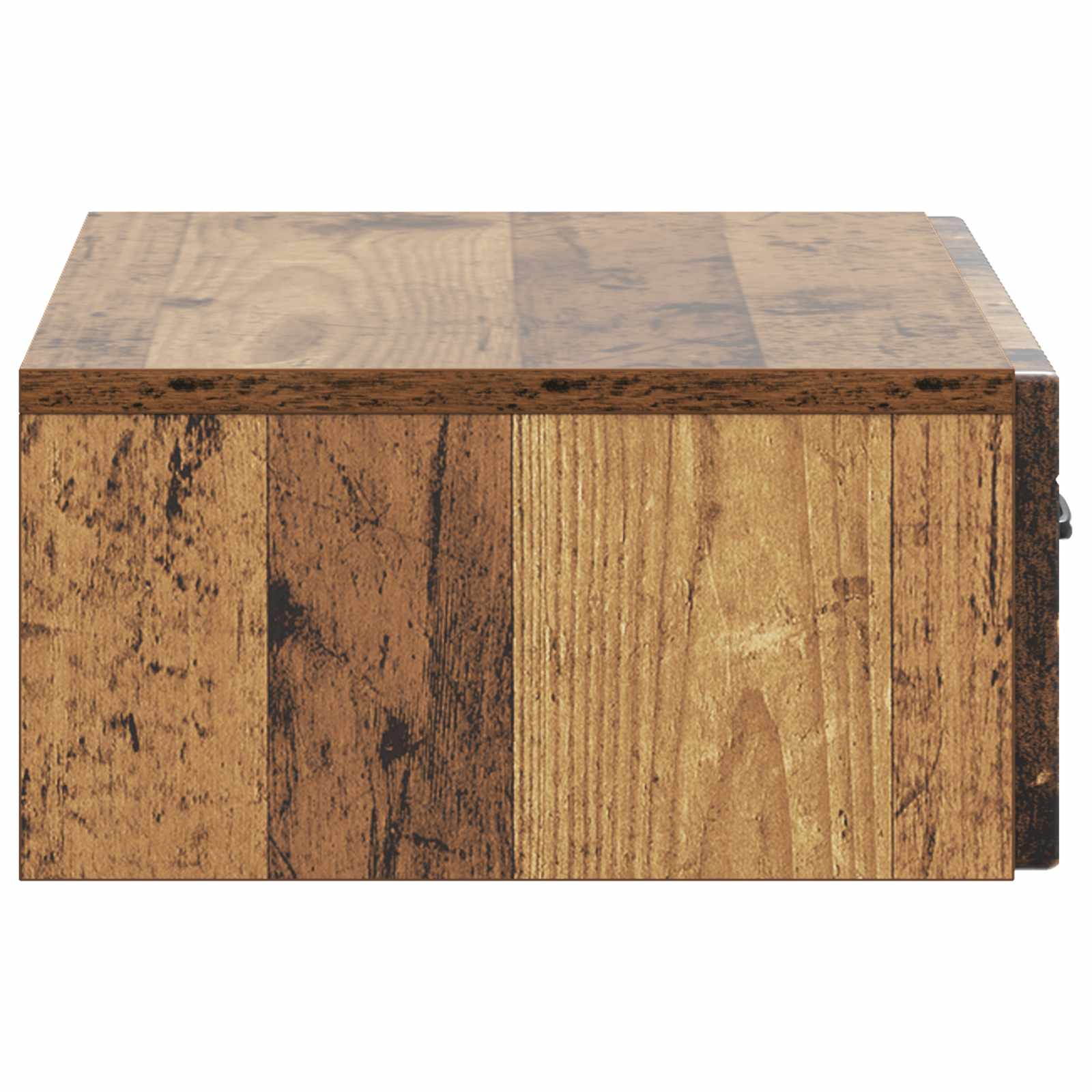 Wandmontierter Beistelltisch Altholz 59 x 34,5 x 17 cm