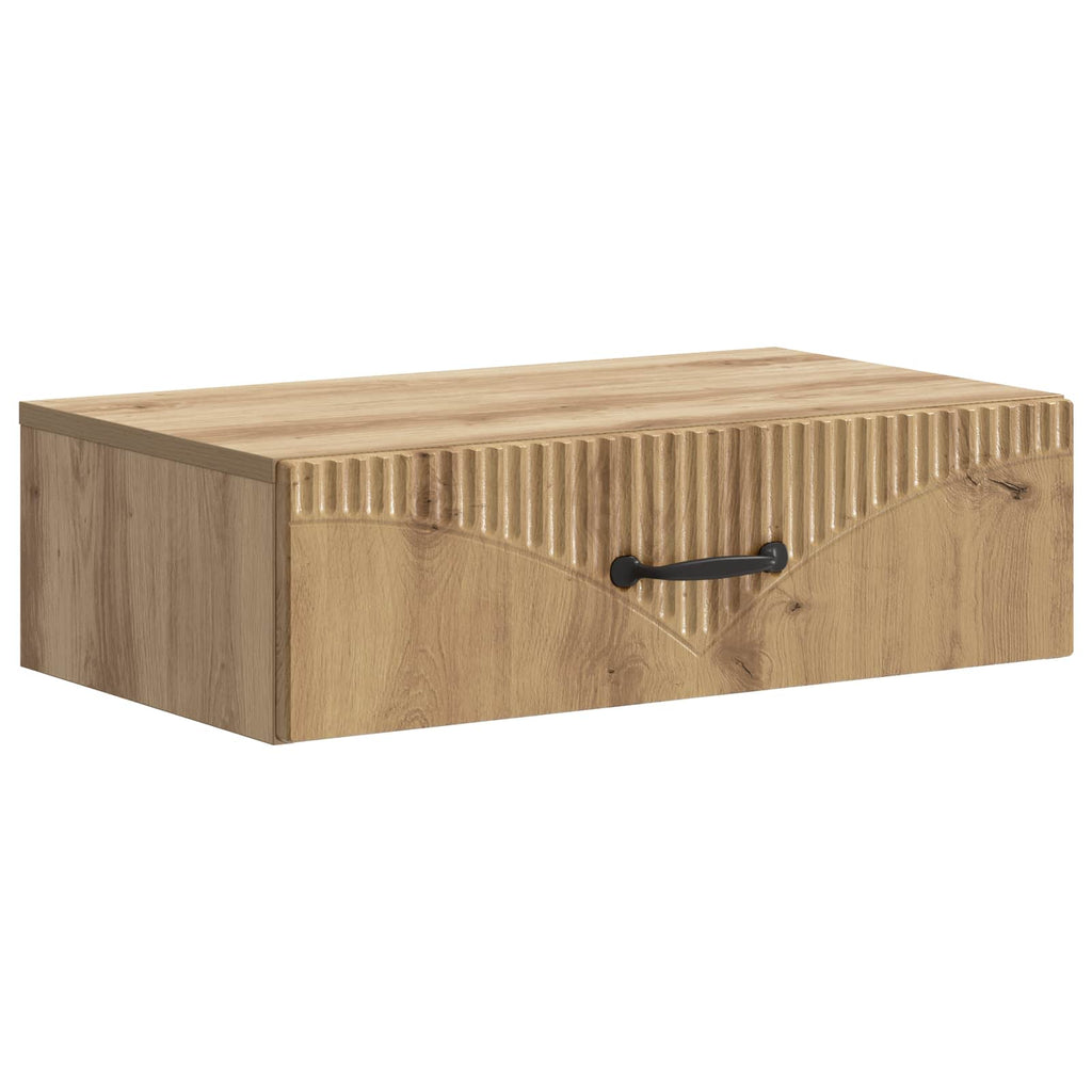 Wandmontierter Beistelltisch Artisan-Eiche 59 x 34,5 x 17 cm