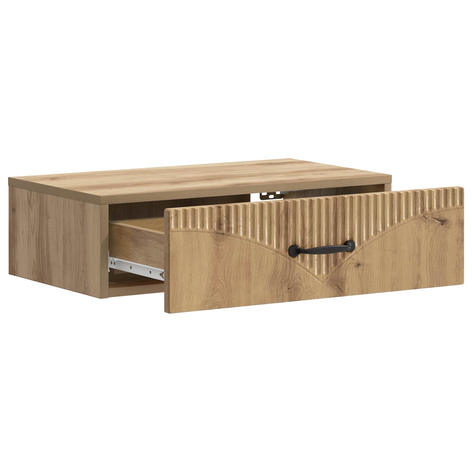 Wandmontierter Beistelltisch Artisan-Eiche 59 x 34,5 x 17 cm