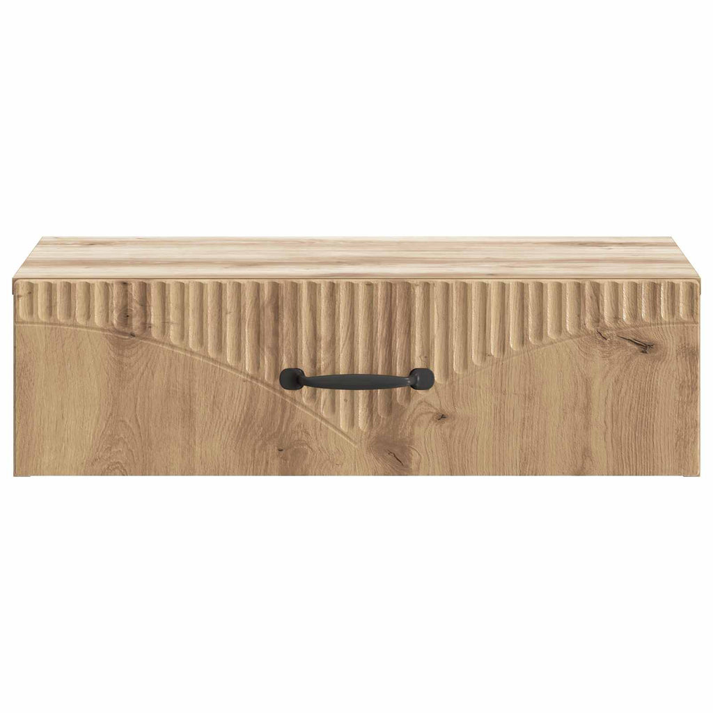 Wandmontierter Beistelltisch Artisan-Eiche 59 x 34,5 x 17 cm