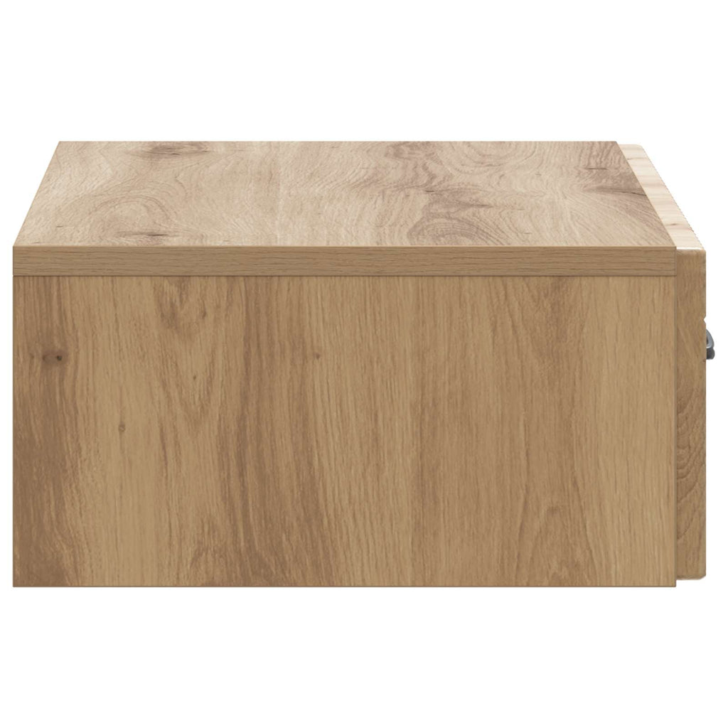 Wandmontierter Beistelltisch Artisan-Eiche 59 x 34,5 x 17 cm