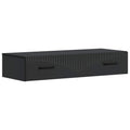 Wandmontierter Beistelltisch Schwarz 87,5 x 34,5 x 17 cm