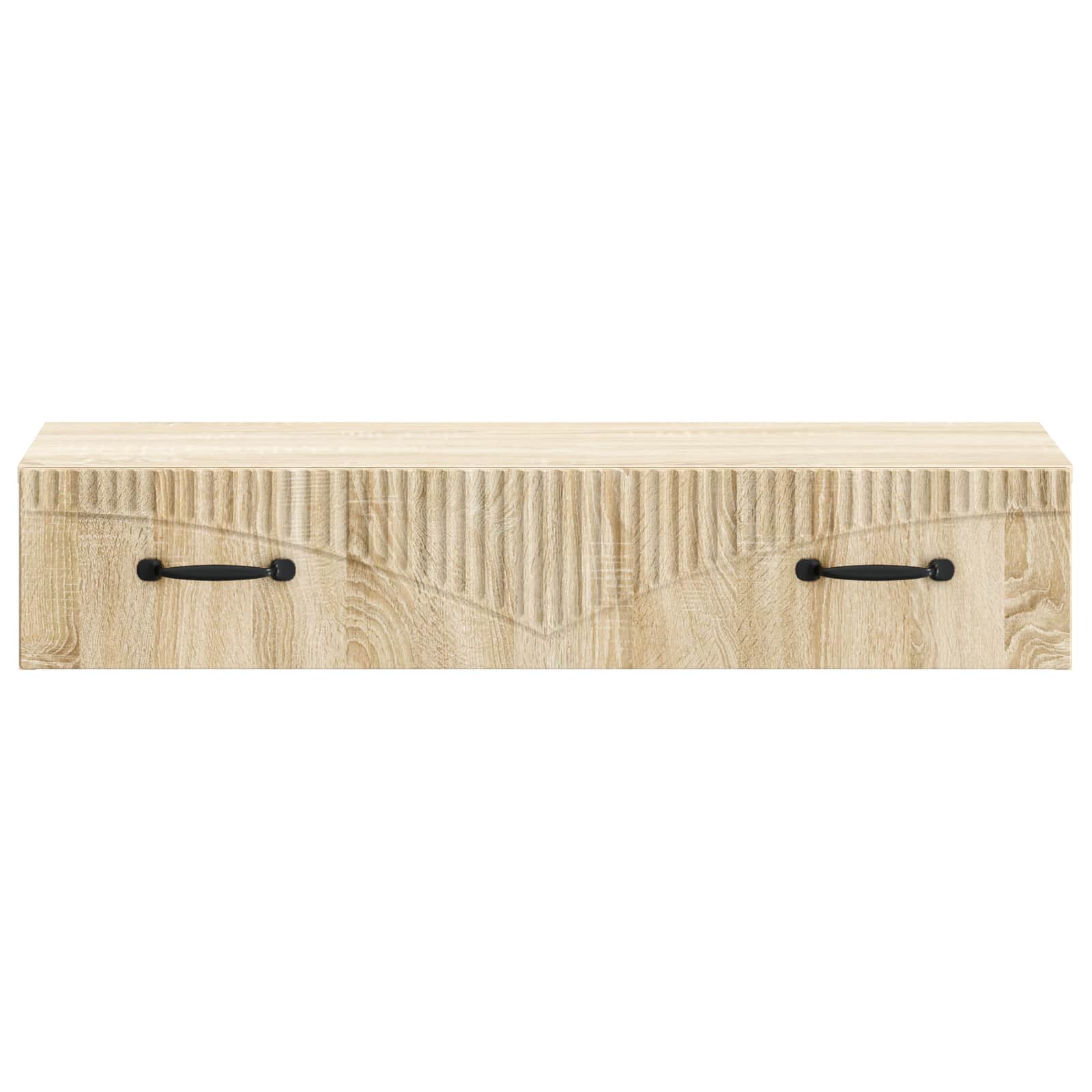 Wandmontierter Beistelltisch Sonoma-Eiche 87,5 x 34,5 x 17 cm