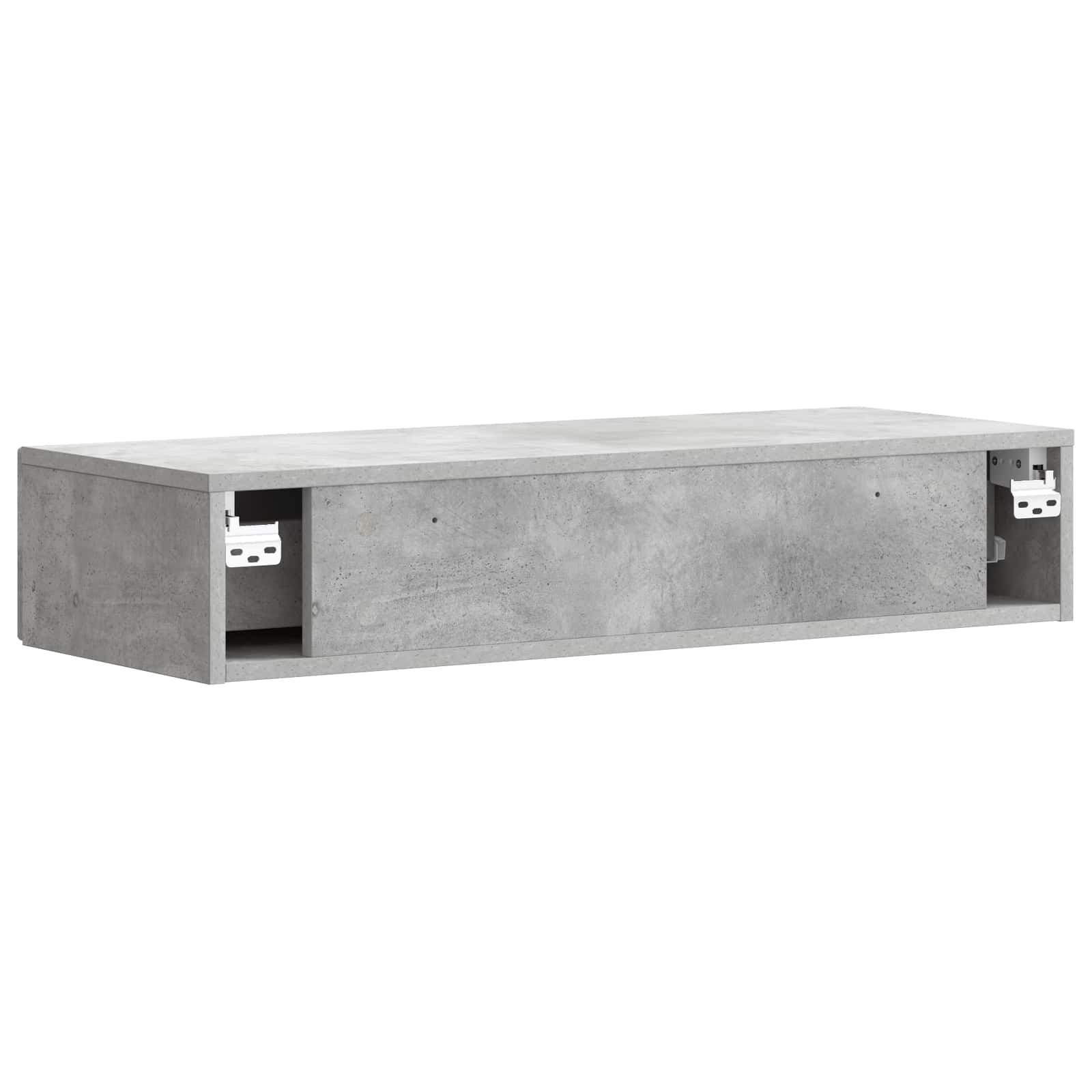 Wandmontierter Beistelltisch Betongrau 87,5 x 34,5 x 17 cm