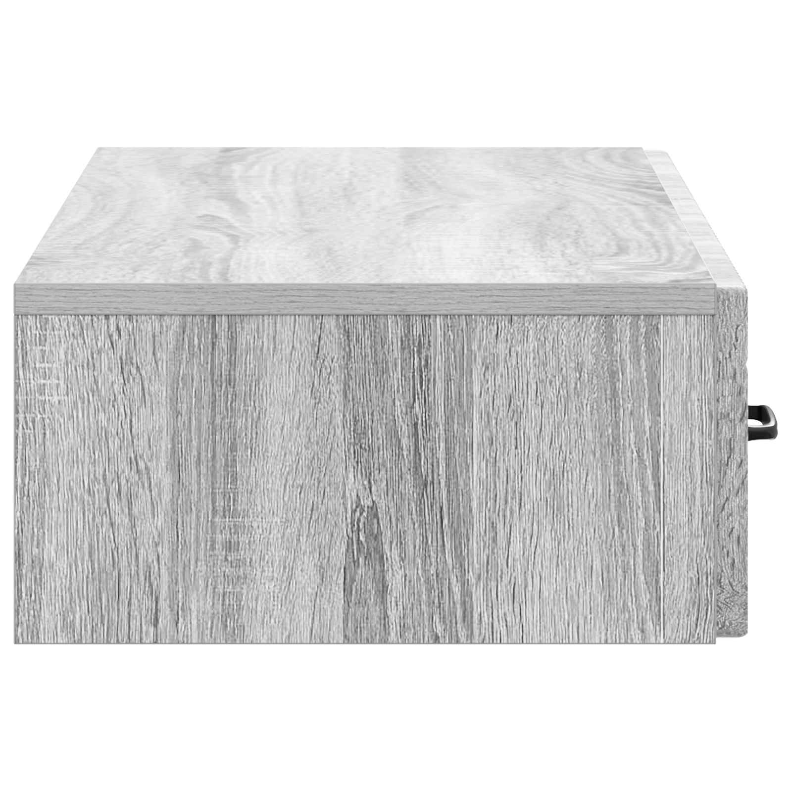 Wandmontierter Beistelltisch Graues Sonoma 87,5 x 34,5 x 17 cm