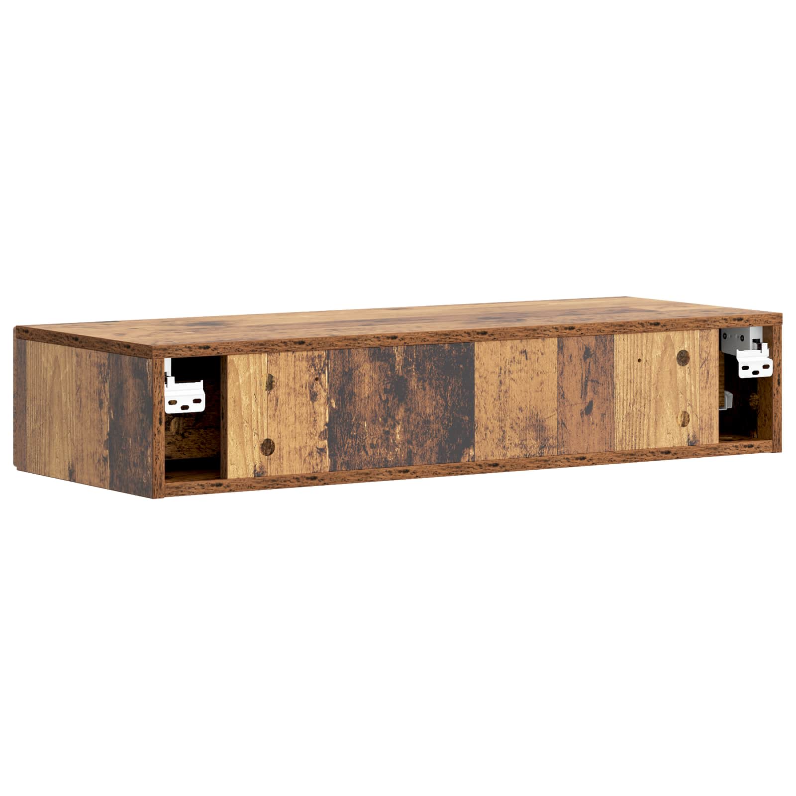 Wandmontierter Beistelltisch Altholz 87,5 x 34,5 x 17 cm