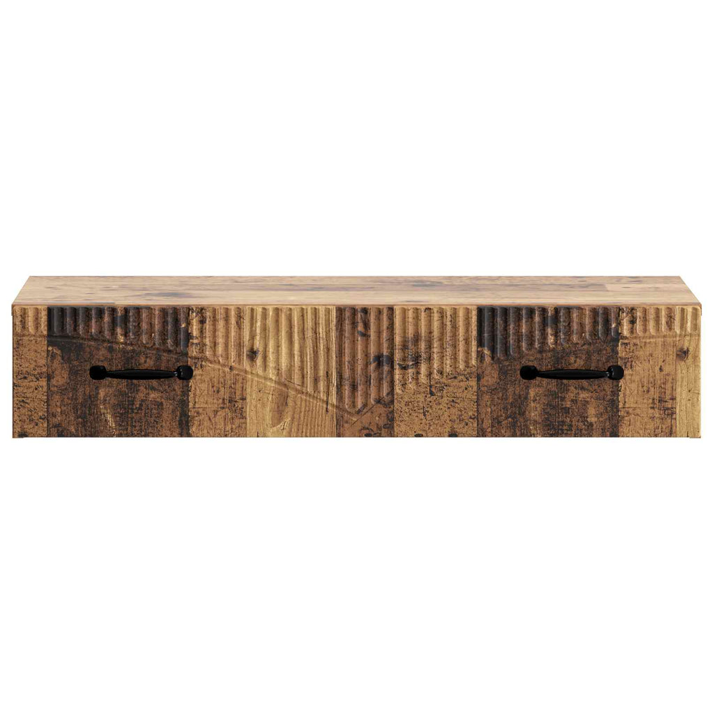 Wandmontierter Beistelltisch Altholz 87,5 x 34,5 x 17 cm