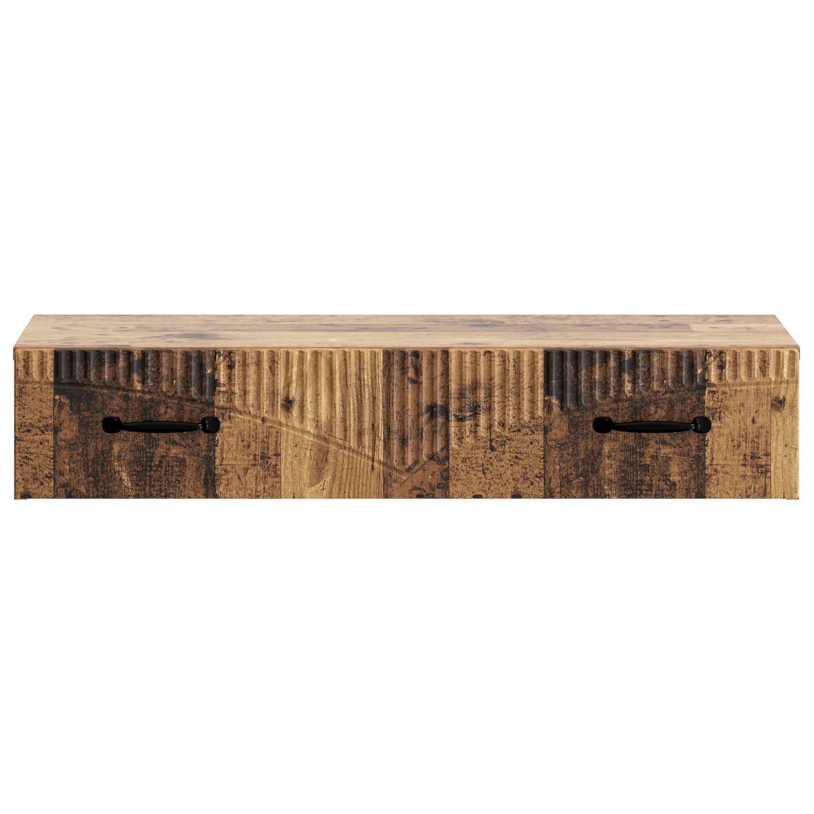 Wandmontierter Beistelltisch Altholz 87,5 x 34,5 x 17 cm