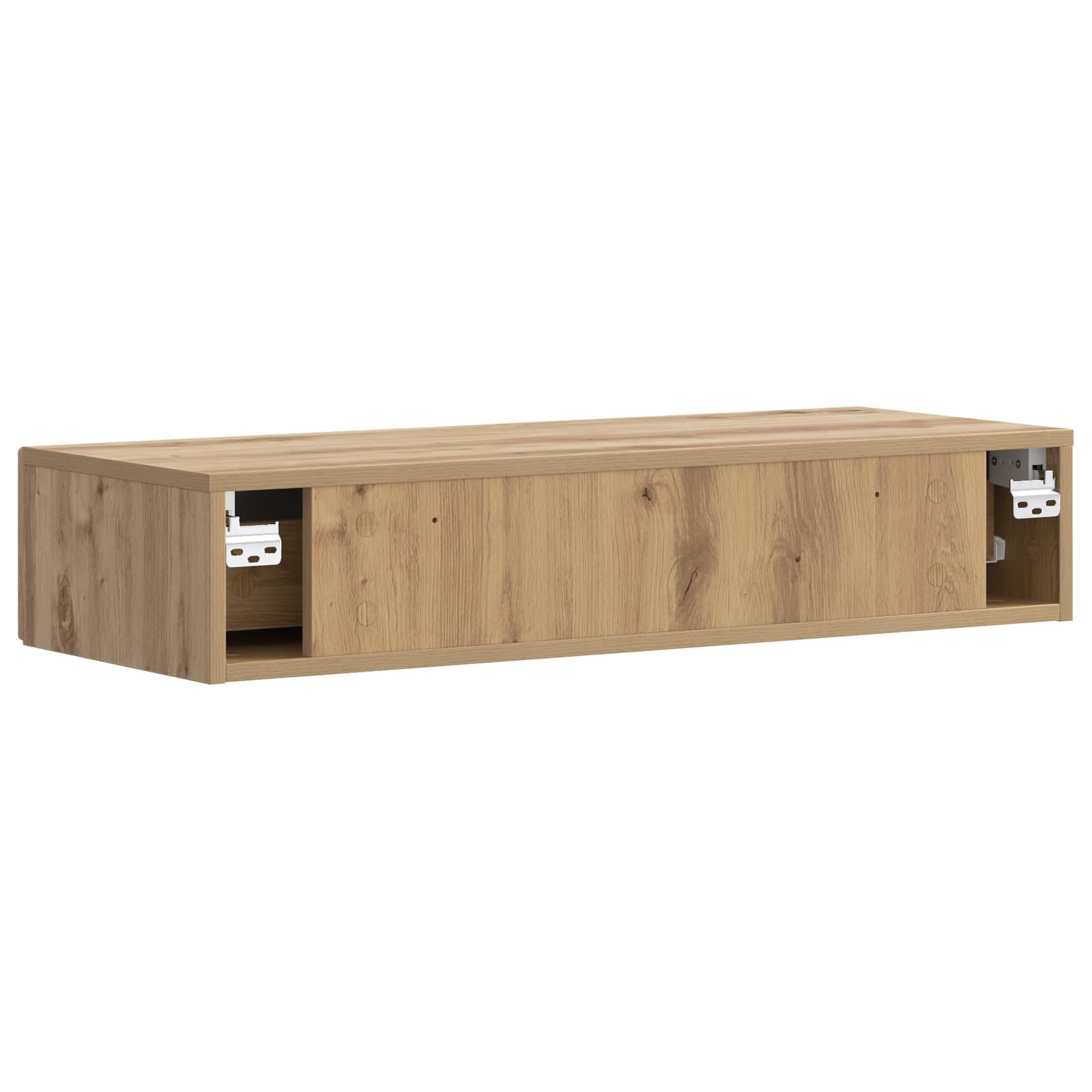Wandmontierter Beistelltisch Artisan-Eiche 87,5 x 34,5 x 17 cm