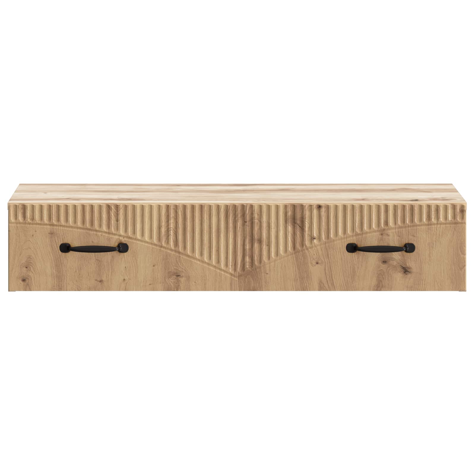 Wandmontierter Beistelltisch Artisan-Eiche 87,5 x 34,5 x 17 cm