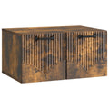 Wandmontierter TV-Schrank Geräucherte Eiche 59,5 x 41 x 30 cm
