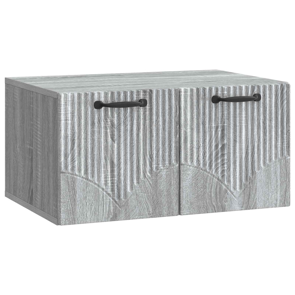 Wandmontierter TV-Schrank Graues Sonoma 59,5 x 41 x 30 cm