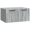 Wandmontierter TV-Schrank Graues Sonoma 59,5 x 41 x 30 cm