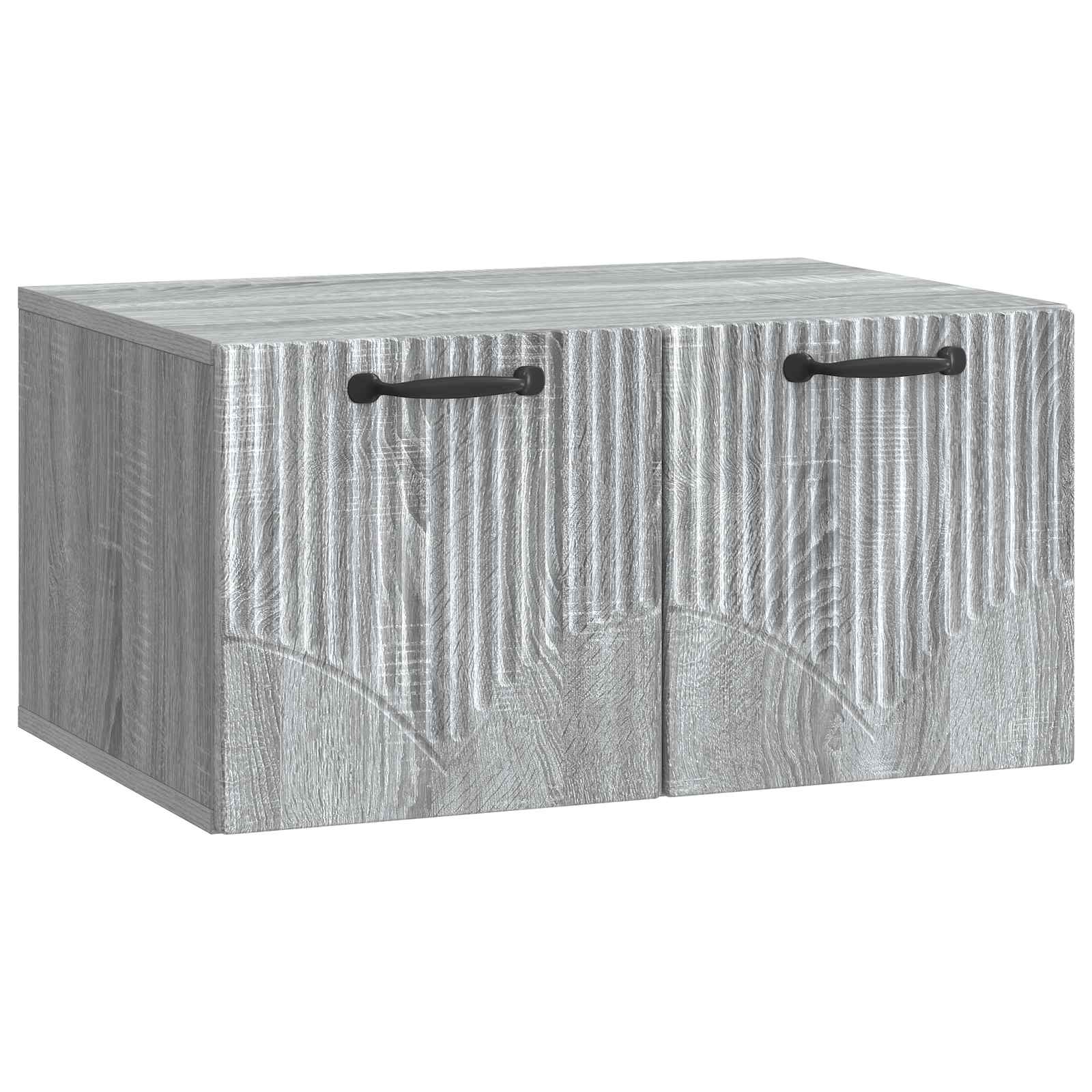 Wandmontierter TV-Schrank Graues Sonoma 59,5 x 41 x 30 cm