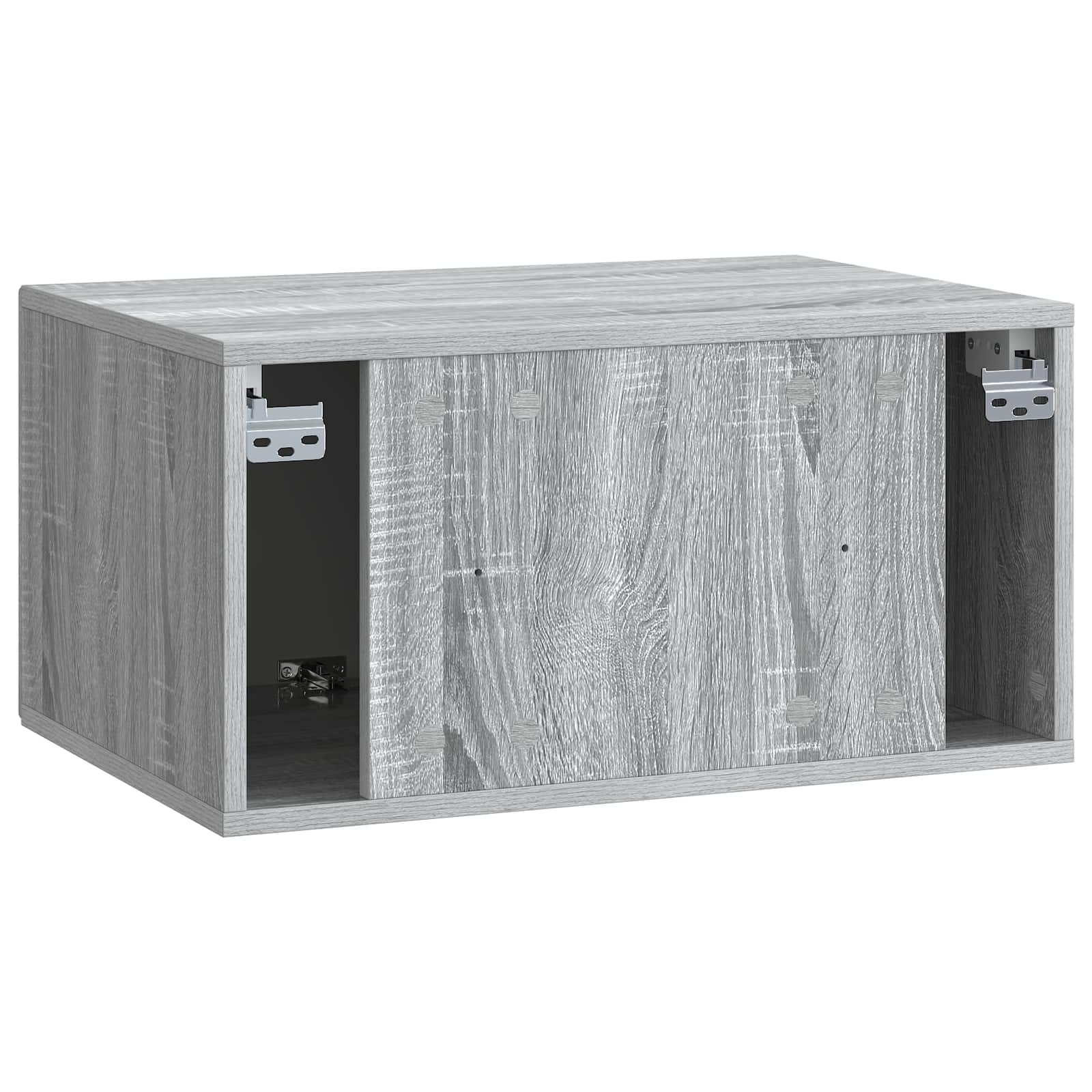 Wandmontierter TV-Schrank Graues Sonoma 59,5 x 41 x 30 cm
