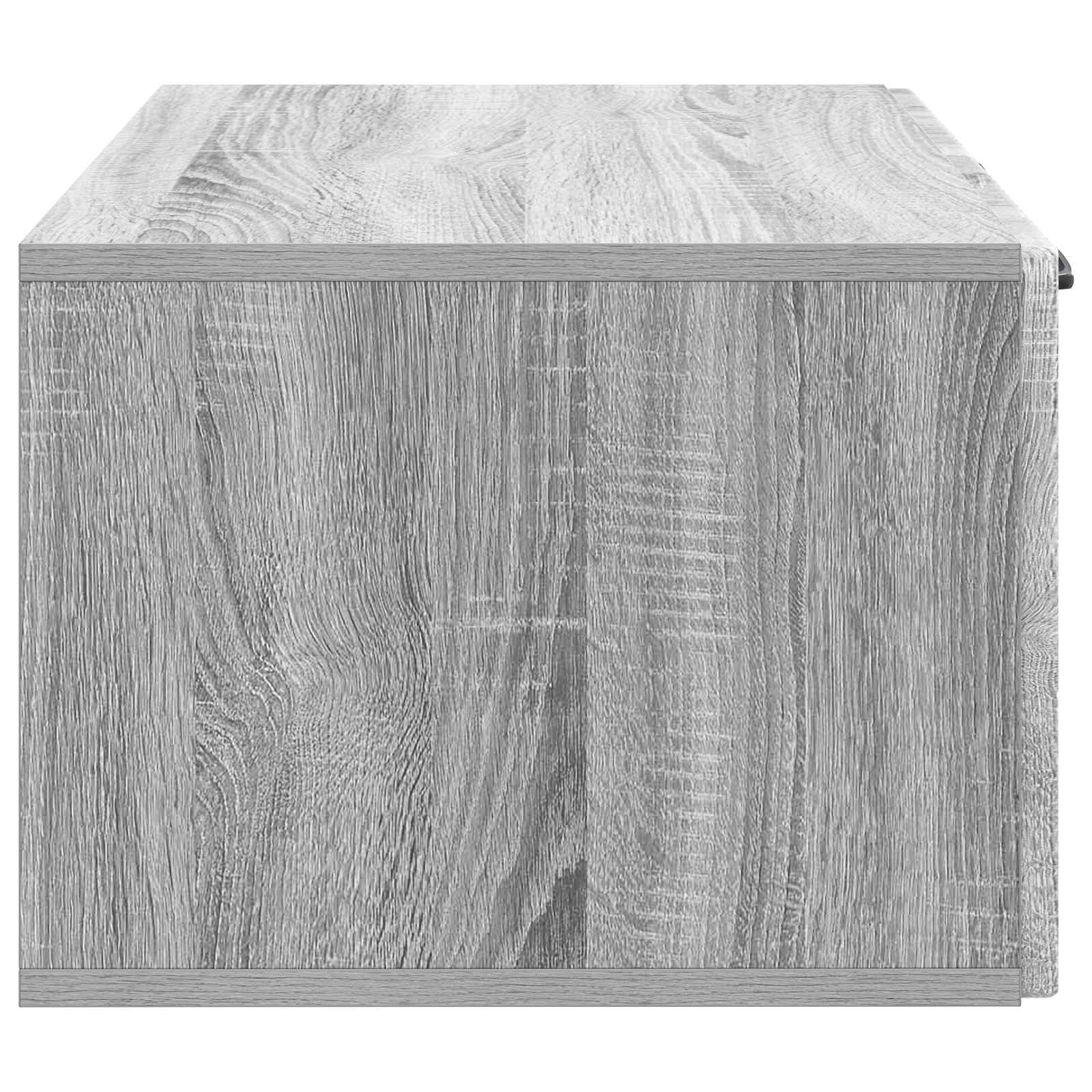 Wandmontierter TV-Schrank Graues Sonoma 59,5 x 41 x 30 cm