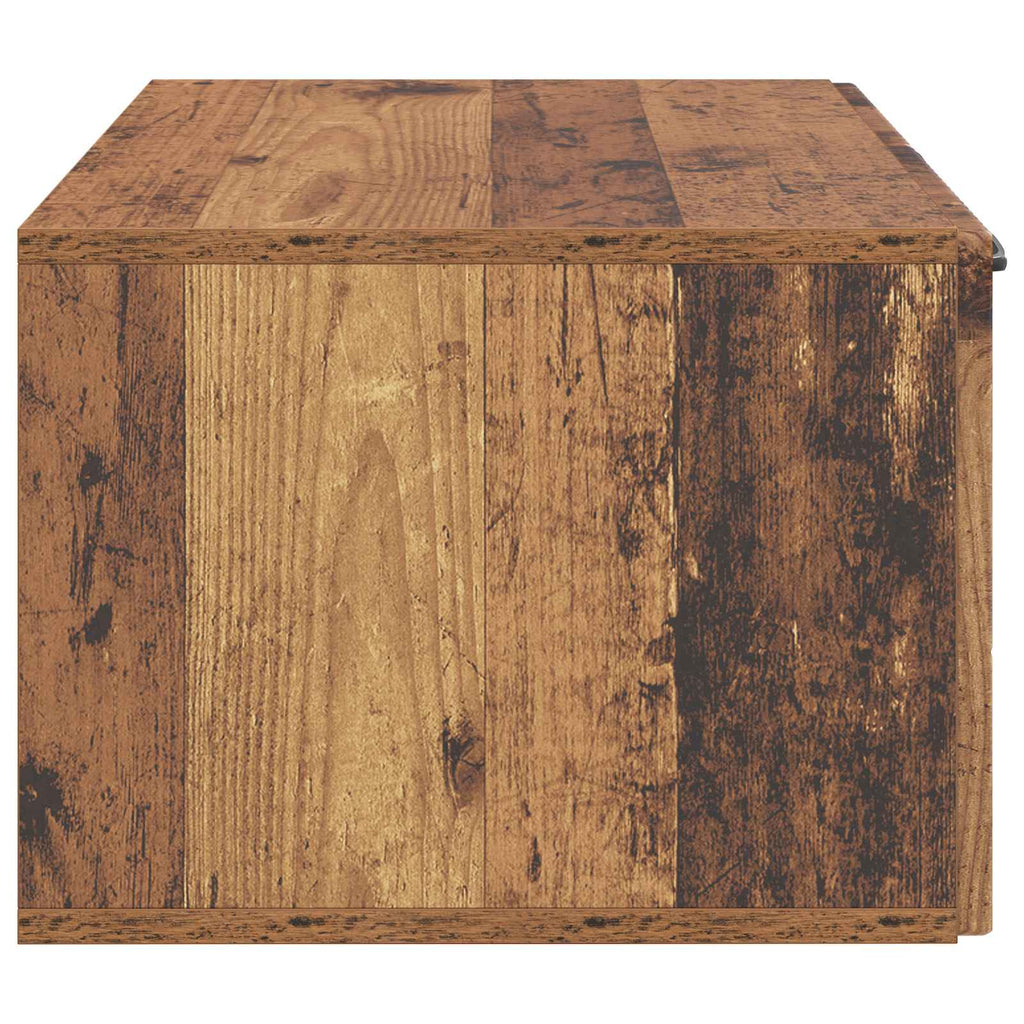 Wandmontierter TV-Schrank Altholz 59,5 x 41 x 30 cm