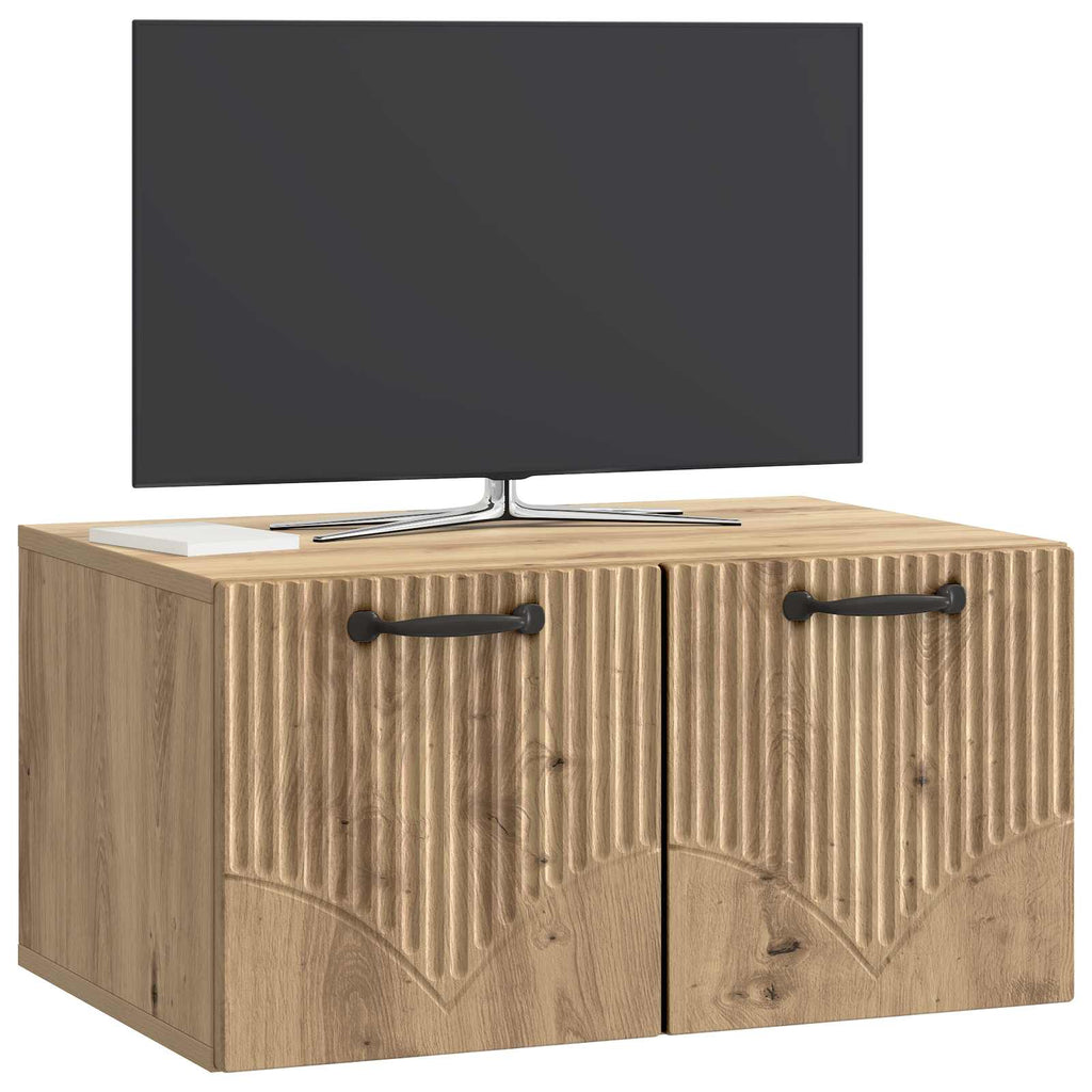 Wandmontierter TV-Schrank Artisan-Eiche 59,5 x 41 x 30 cm