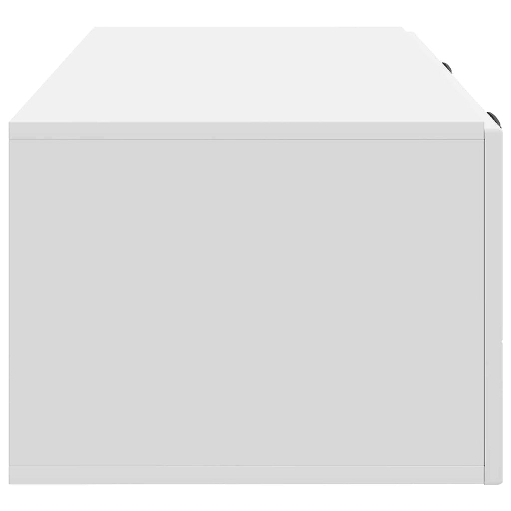 Wandmontierter TV-Schrank Weiß 78,5 x 41 x 30 cm Holzwerkstoff