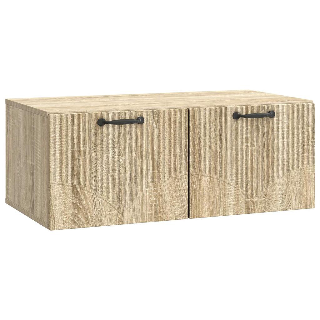 Wandmontierter TV-Schrank Sonoma-Eiche 78,5 x 41 x 30 cm