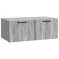 Wandmontierter TV-Schrank Graues Sonoma 78,5 x 41 x 30 cm