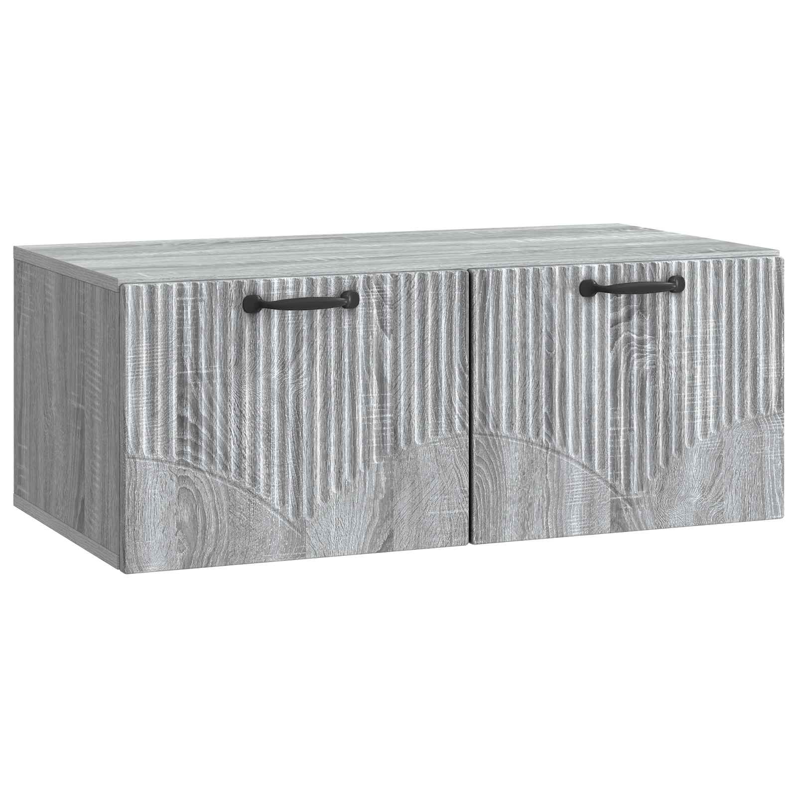 Wandmontierter TV-Schrank Graues Sonoma 78,5 x 41 x 30 cm