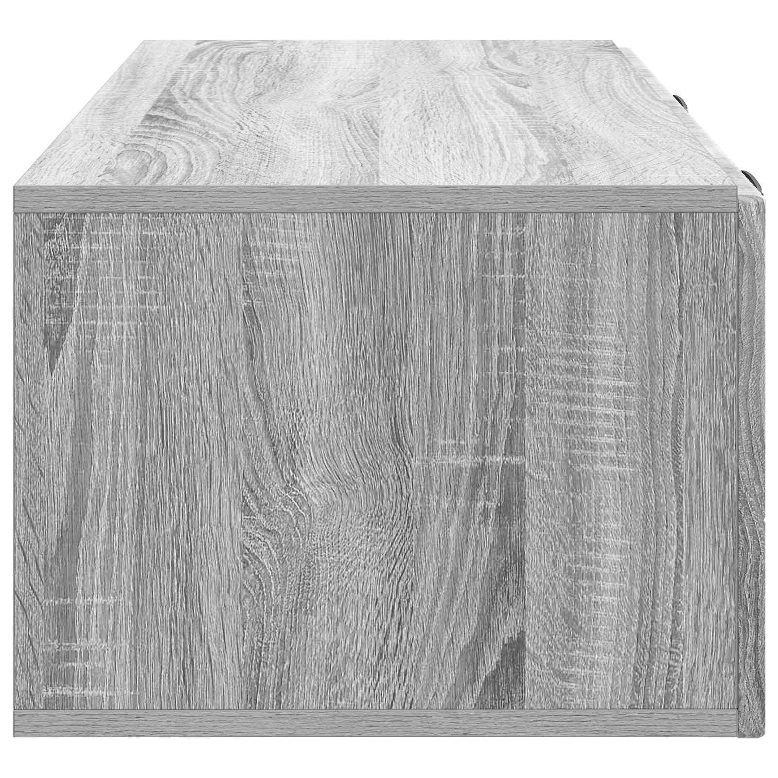 Wandmontierter TV-Schrank Graues Sonoma 78,5 x 41 x 30 cm