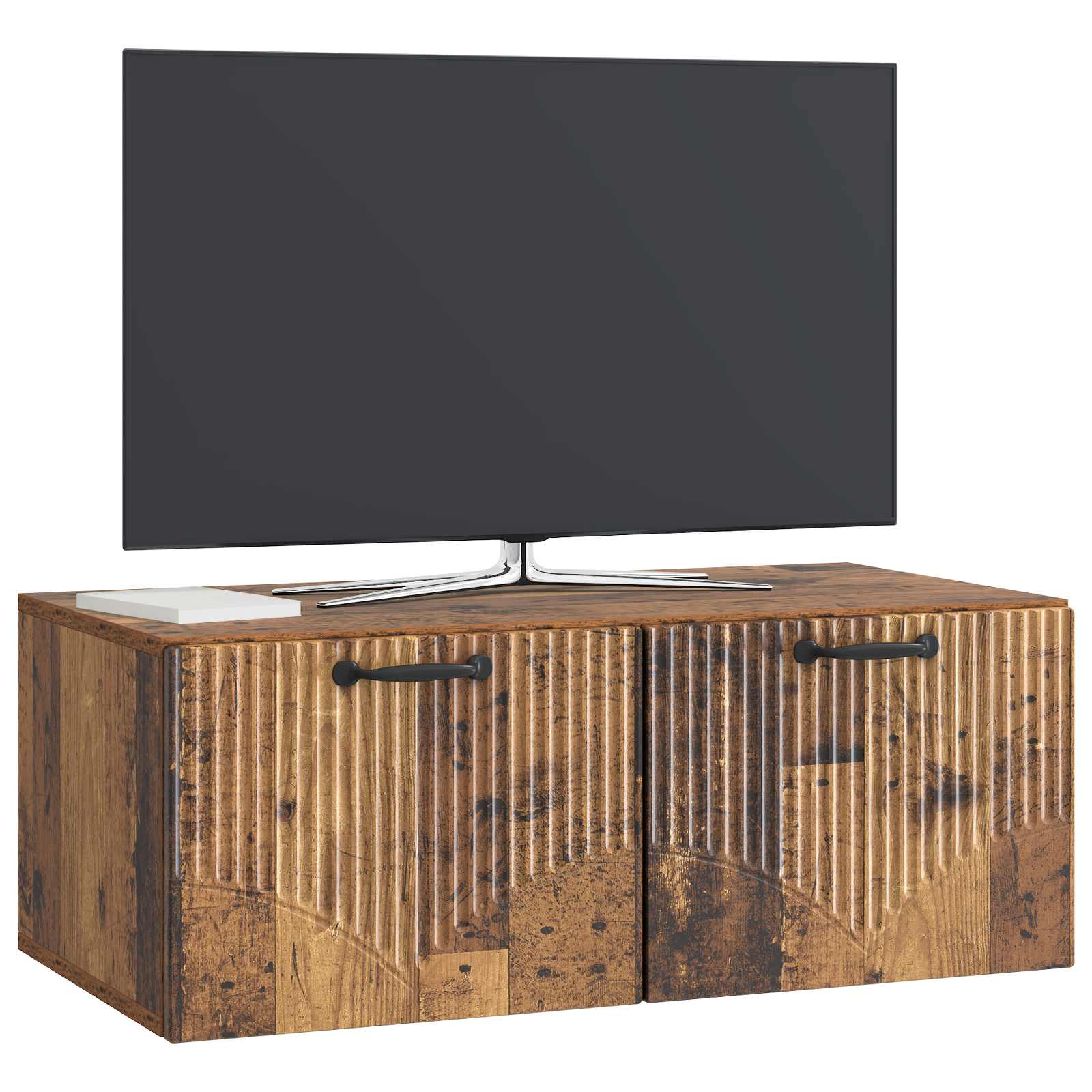 Wandmontierter TV-Schrank Altholz 78,5 x 41 x 30 cm