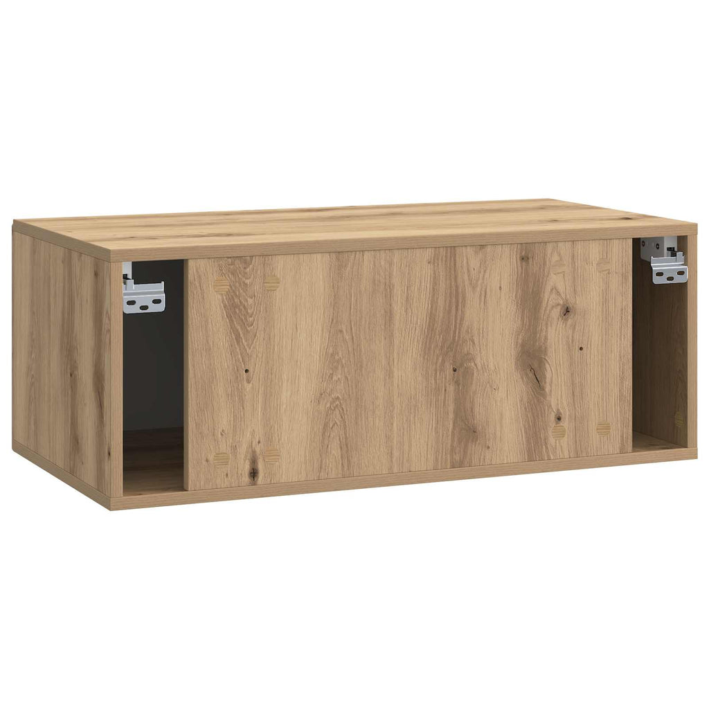Wandmontierter TV-Schrank Artisan-Eiche 78,5 x 41 x 30 cm