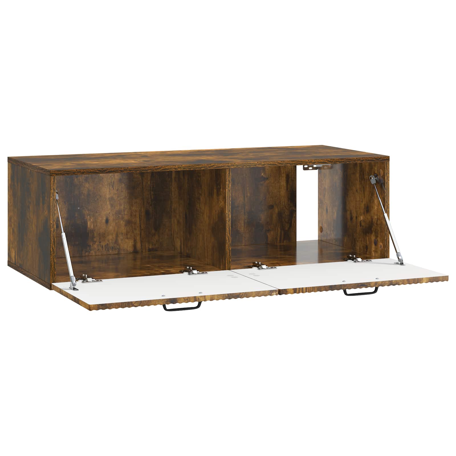 Wandmontierter TV-Schrank Geräucherte Eiche 98 x 41 x 30 cm
