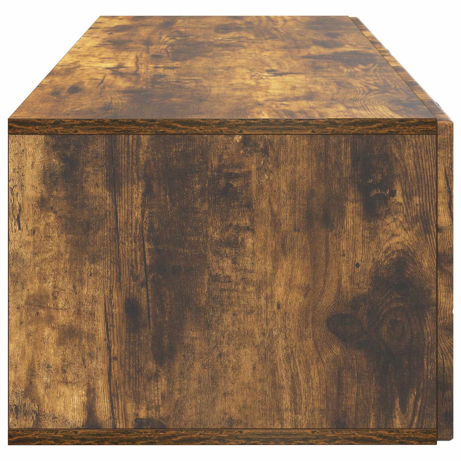 Wandmontierter TV-Schrank Geräucherte Eiche 98 x 41 x 30 cm