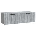 Wandmontierter TV-Schrank Graues Sonoma 98 x 41 x 30 cm