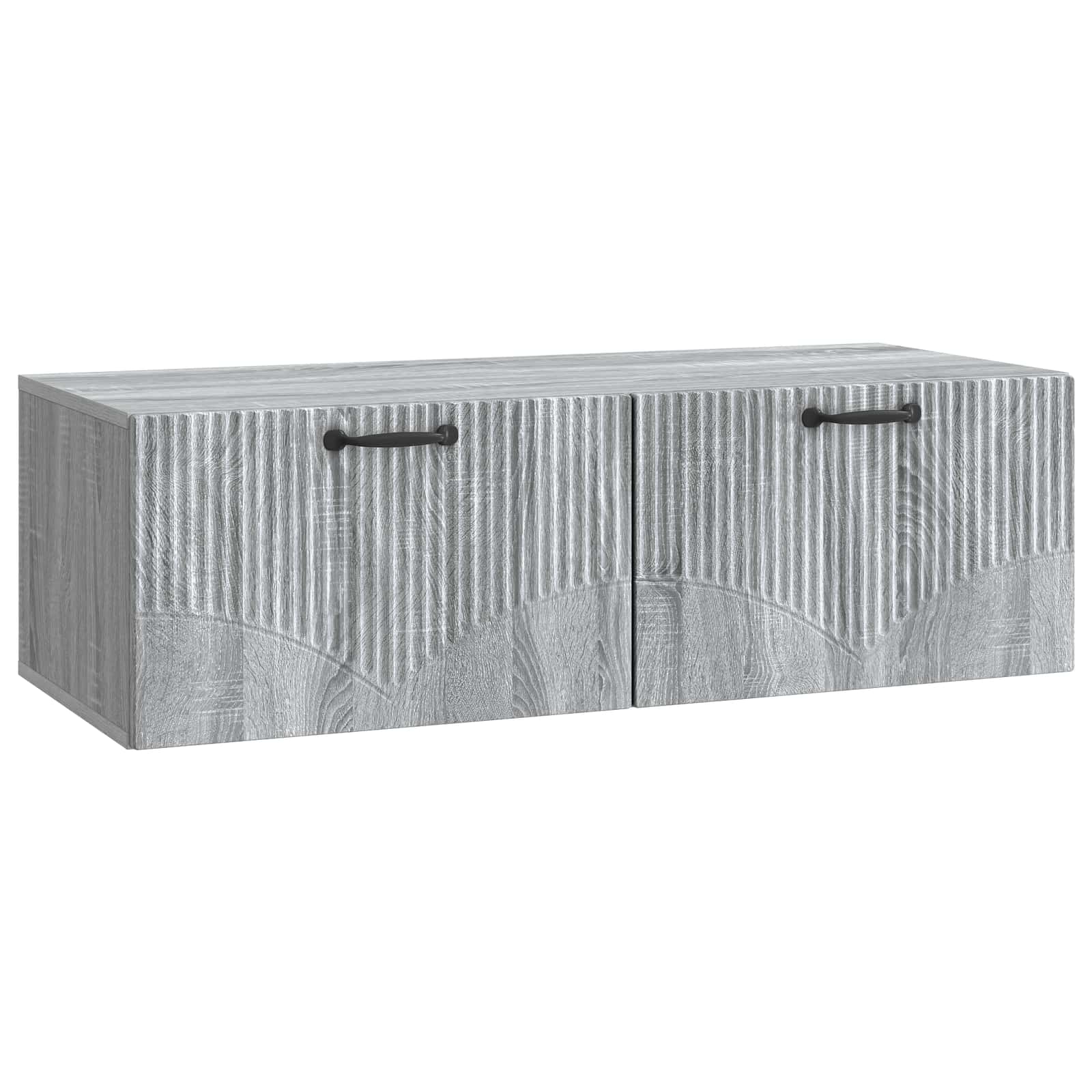 Wandmontierter TV-Schrank Graues Sonoma 98 x 41 x 30 cm