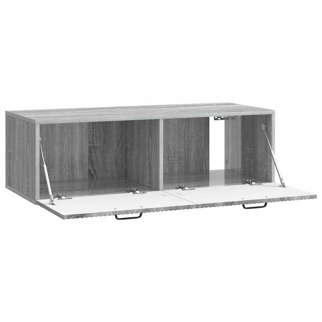 Wandmontierter TV-Schrank Graues Sonoma 98 x 41 x 30 cm