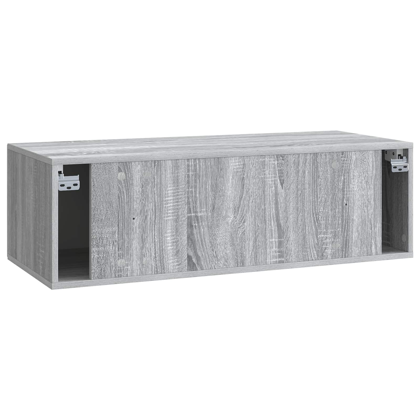 Wandmontierter TV-Schrank Graues Sonoma 98 x 41 x 30 cm